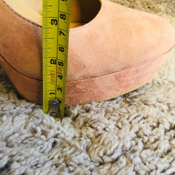 LC by Lauren Conrad Pink Suede heels - Picture 7 of 7